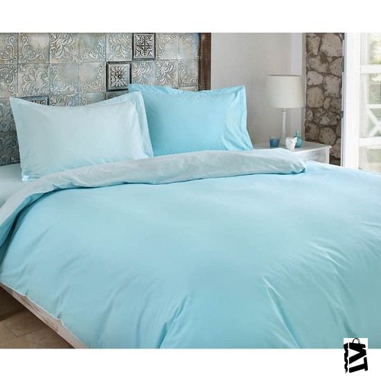özdi̇lek çift Kişilik Ranforce Nevresim Takımı-colourmix Mint Turkuaz - Elden Taksitle Sözleşmeli Senetli Alışveriş