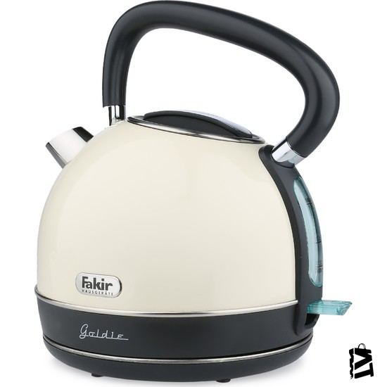 Fakir Goldie 1,7 Lt 2200 W Paslanmaz çelik Su Isıtıcı - Krem - Elden Taksitle Sözleşmeli Senetli Alışveriş