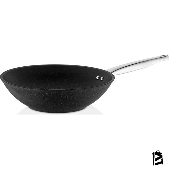 Falez Black Line 28 Cm Wok Tava - Elden Taksitle Sözleşmeli Senetli Alışveriş