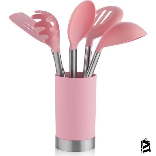 Schafer Kitchenhouse Standlı Servis Seti - 6 Parça - Pembe - Elden Taksitle Sözleşmeli Senetli Alışveriş