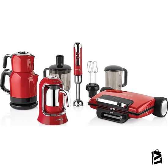 Korkmaz A1815 14 Parça Elektro Set Kırmızı - Elden Taksitle Sözleşmeli Senetli Alışveriş