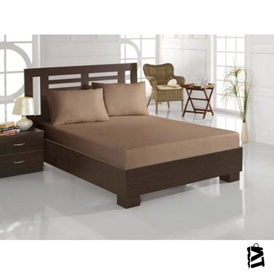 özdilek Trendy Fitted çarşaf 160x200 Cm çift Kişilik Kahve - Elden Taksitle Sözleşmeli Senetli Alışveriş