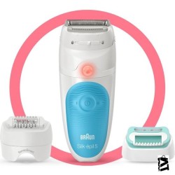 Braun Silk-épil 5 5610 SensoSmart Kablosuz Islak & Kuru 4 Ek Parçalı 3'ü 1 Arada Epilatör