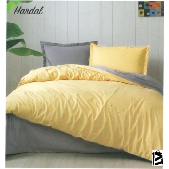 özdilek Colormix Tek Kişilik Nevresim Takımı Antrasit Hardal - Elden Taksitle Sözleşmeli Senetli Alışveriş