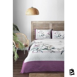 Özdilek Çift Kişilik Ranforce Pike Takımı Coneflower Beyaz