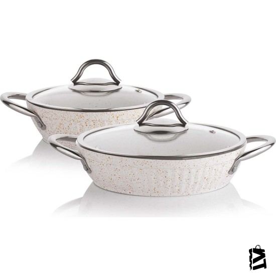 Schafer Range Granit Sahan Seti 2li 18 + 22 Cm Bej - Elden Taksitle Sözleşmeli Senetli Alışveriş