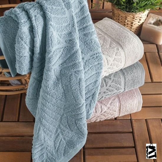 Leaf 50x90 Pudra Havlu 3s433-34905-pud01 - Elden Taksitle Sözleşmeli Senetli Alışveriş