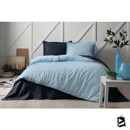 özdilek Colormix Tek Kişilik Nevresim Takımı Mint-indigo - Elden Taksitle Sözleşmeli Senetli Alışveriş