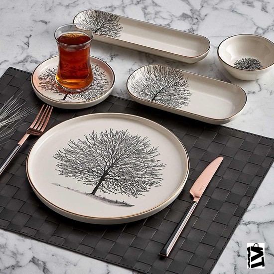 Neva N3221 çınar Plus 26 Prç Kahvaltı Takımı - Elden Taksitle Sözleşmeli Senetli Alışveriş