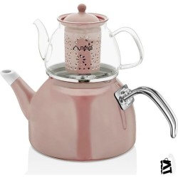 Neva N2495 Sweet Rose Chocolate Demlik Seti