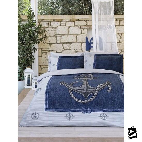 özdilek Tek Kişilik Uyku Seti Anchor Denim Gri - Elden Taksitle Sözleşmeli Senetli Alışveriş