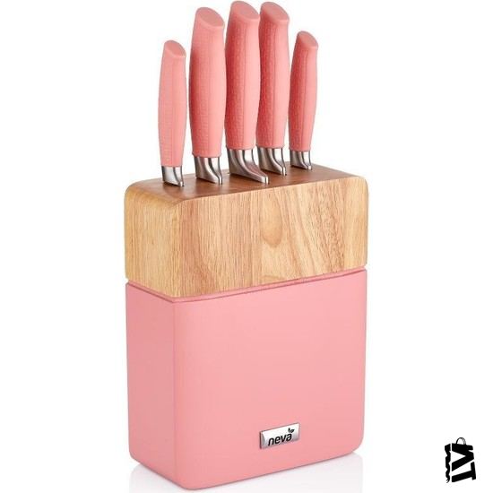 Neva N2589 Sweet Plus 5li Bıçak Seti -pembe - Elden Taksitle Sözleşmeli Senetli Alışveriş