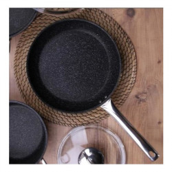 Falez Black Line Granit Döküm 32 Cm Tava Siyah